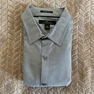 NWT men’s gray dress shirt size M